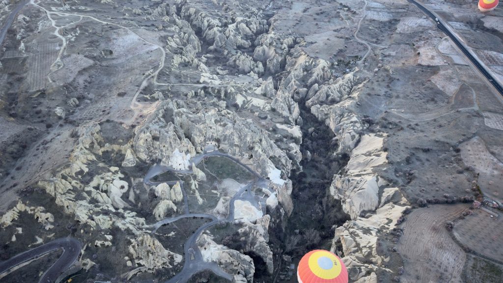 View from 1000m, Hot Air Balloon ride, Goreme, Turkiye