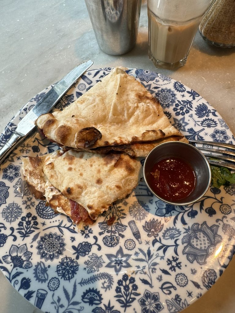 Breakfast Wrap at Dishoom Covent Garden, London, UK