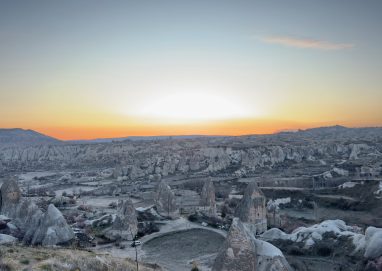 Sunrise, Goreme, Kapadokya, Türkiye