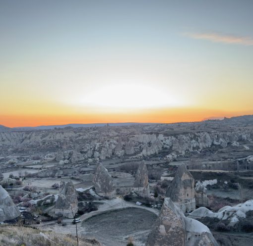 Sunrise, Goreme, Kapadokya, Türkiye