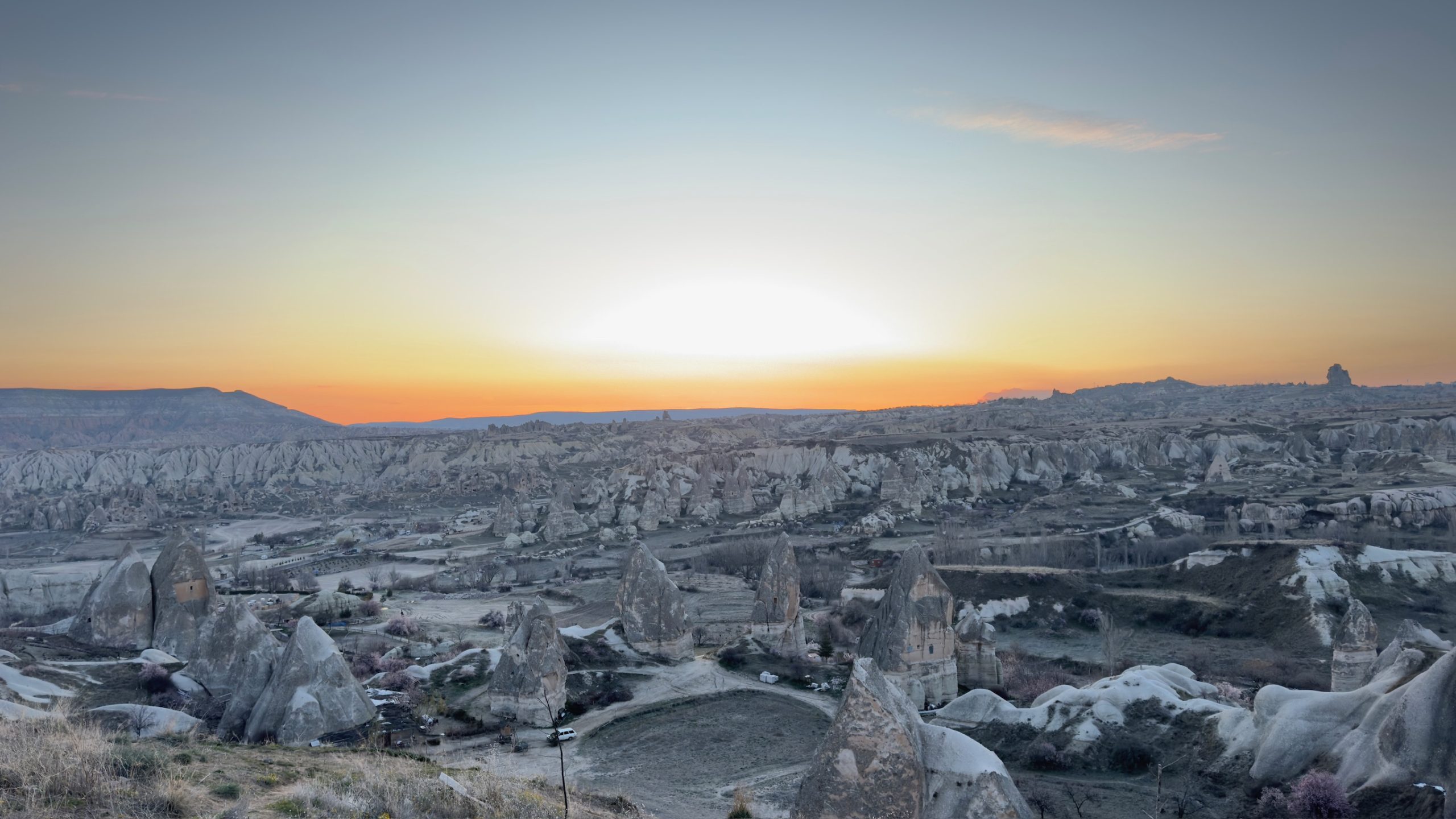 Sunrise, Goreme, Kapadokya, Türkiye