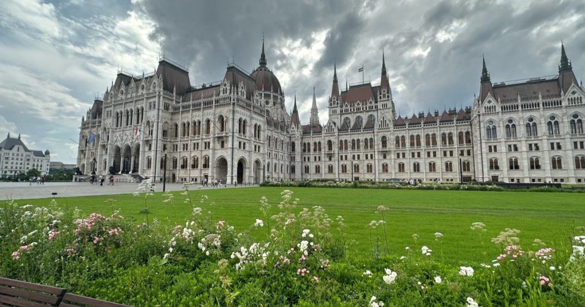 View of the Budapest Parliament building, Hungary