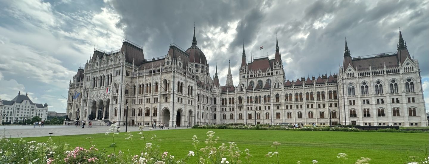 View of the Budapest Parliament building, Hungary