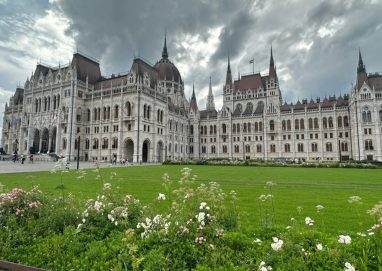 View of the Budapest Parliament building, Hungary