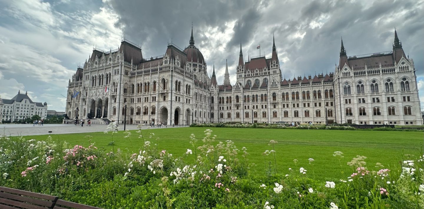 View of the Budapest Parliament building, Hungary