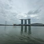 View of Singapore from Merlion Park