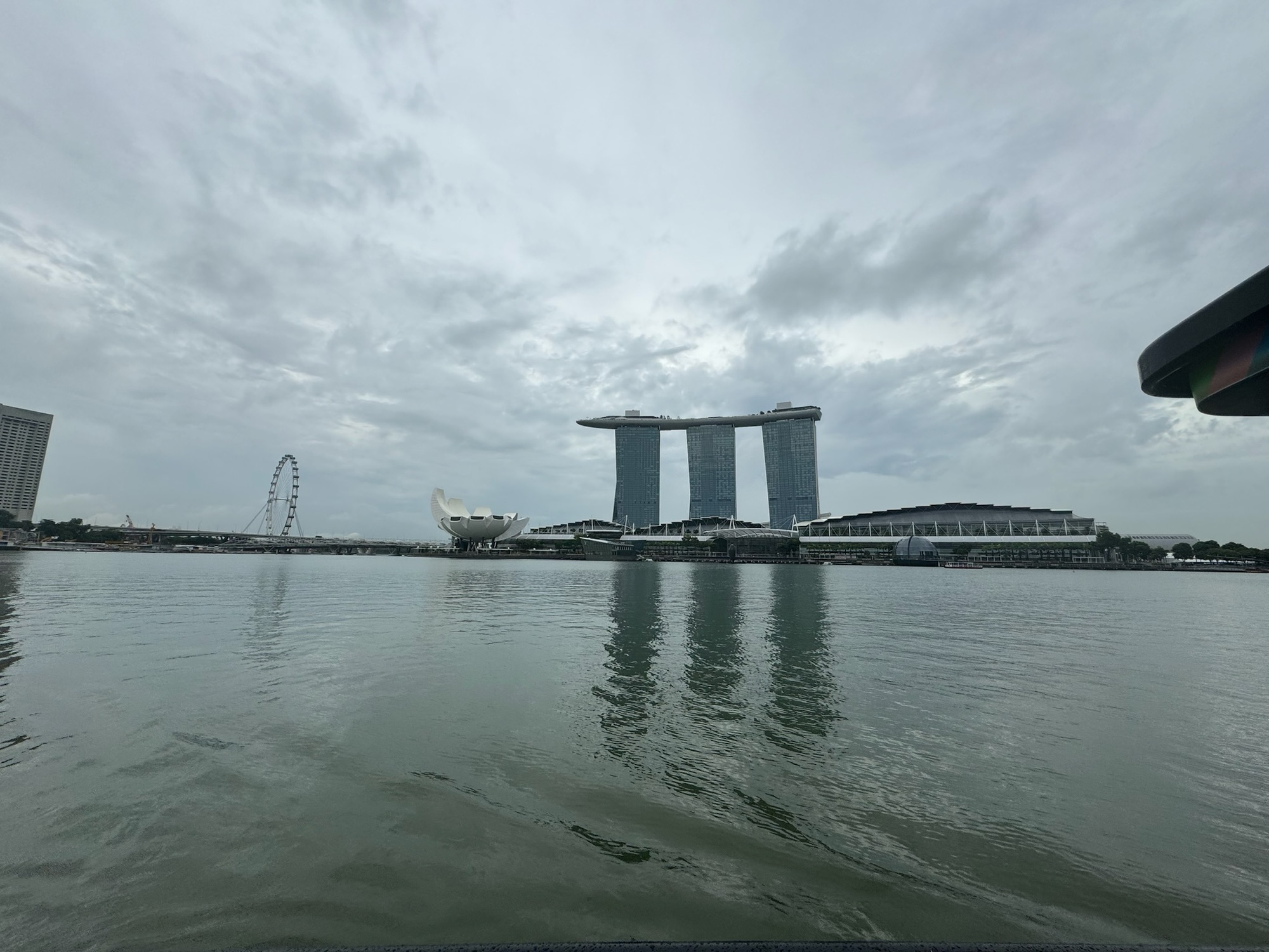 View of Singapore from Merlion Park